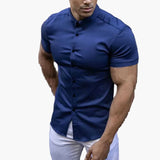 Męska Koszula Dopasowana Slim Fit Podkreślająca Sylwetkę