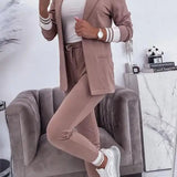 Komplet damski elegancki marynarka spodnie stylowy casual