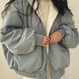 Kurtka oversize zimowa ciepła stylowa puchowa casual