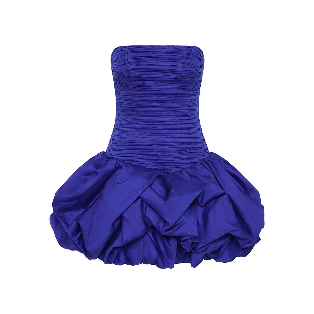 Sukienka Mini Bandeau z Printem