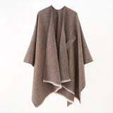 Elegancka Peleryna Damska Poncho do Stylizacji Miejskich