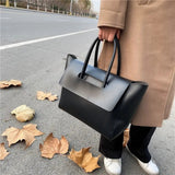 Duża Torebka Damska Shopper Elegancka Minimalistyczna
