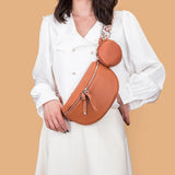 Torebka Damska Crossbody z Ozdobnym Paskiem Stylowa
