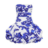 Sukienka Mini Bandeau z Printem
