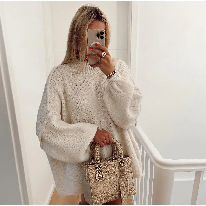 Oversize Sweter Damski Miękki do Codziennych Stylizacji