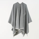 Elegancka Peleryna Damska Poncho do Stylizacji Miejskich