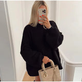 Oversize Sweter Damski Miękki do Codziennych Stylizacji