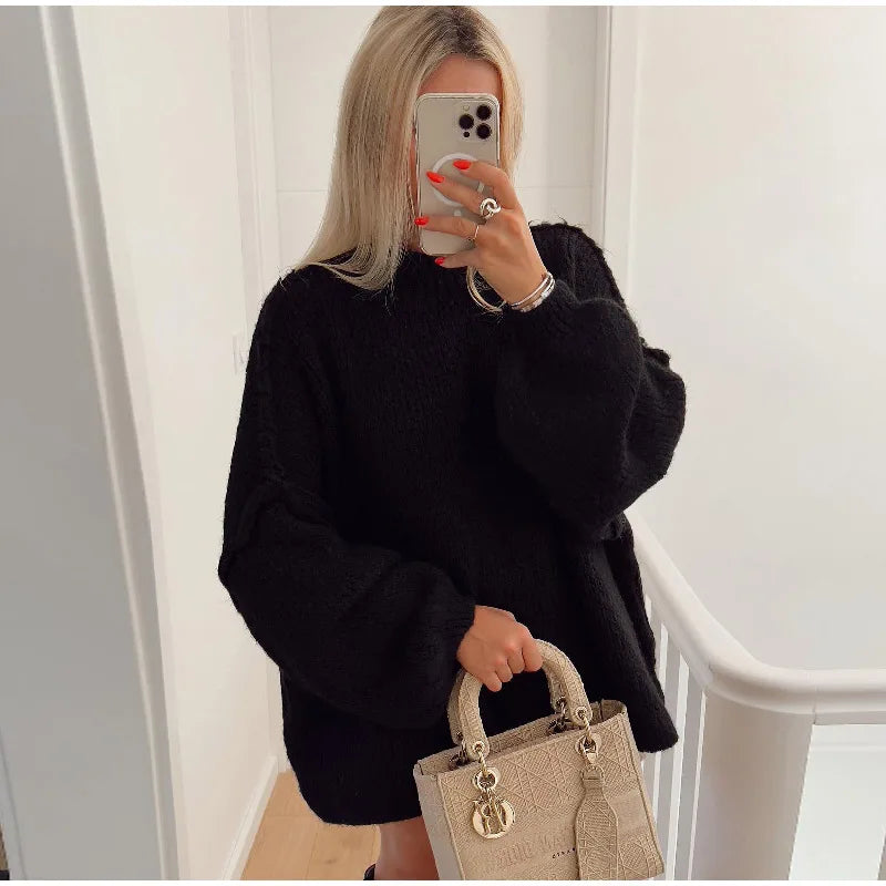 Oversize Sweter Damski Miękki do Codziennych Stylizacji