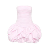 Sukienka Mini Bandeau z Printem