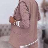 Komplet damski elegancki marynarka spodnie stylowy casual