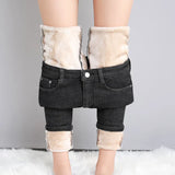 Damskie Jeansy Skinny z Wysokim Stanem – Dopasowane Spodnie Jeansowe