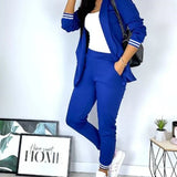 Komplet damski elegancki marynarka spodnie stylowy casual