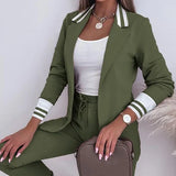 Komplet damski elegancki marynarka spodnie stylowy casual