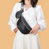 Torebka Damska Crossbody z Ozdobnym Paskiem Stylowa