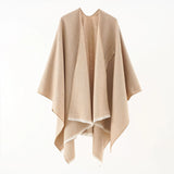 Elegancka Peleryna Damska Poncho do Stylizacji Miejskich