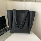 Duża Torebka Damska Shopper Minimalistyczna Elegancka