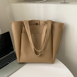 Duża Torebka Damska Shopper Minimalistyczna Elegancka