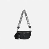 Torebka Damska Crossbody z Ozdobnym Paskiem Stylowa