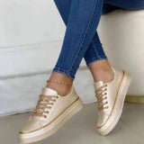 Damskie sneakersy na platformie eleganckie wygodne buty