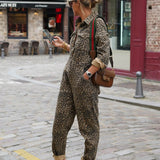 Damski kombinezon wzorzysty luźny casual stylowy wygodny