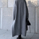 Długi Kardigan Maxi bez Zapięcia – Minimalistyczny i Elegancki