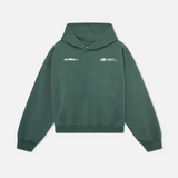 Bluza oversize z kapturem, nadrukiem i kieszenią kangurką