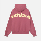 Bluza oversize z kapturem, nadrukiem i kieszenią kangurką