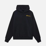 Bluza oversize z kapturem, nadrukiem i kieszenią kangurką