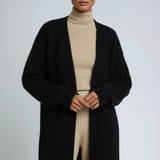 Damski Długi Kardigan Dzianinowy Oversize Elegancki