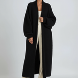 Damski Długi Kardigan Dzianinowy Oversize Elegancki