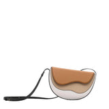 Minimalistyczna torebka półksiężyc elegancka torba na ramię