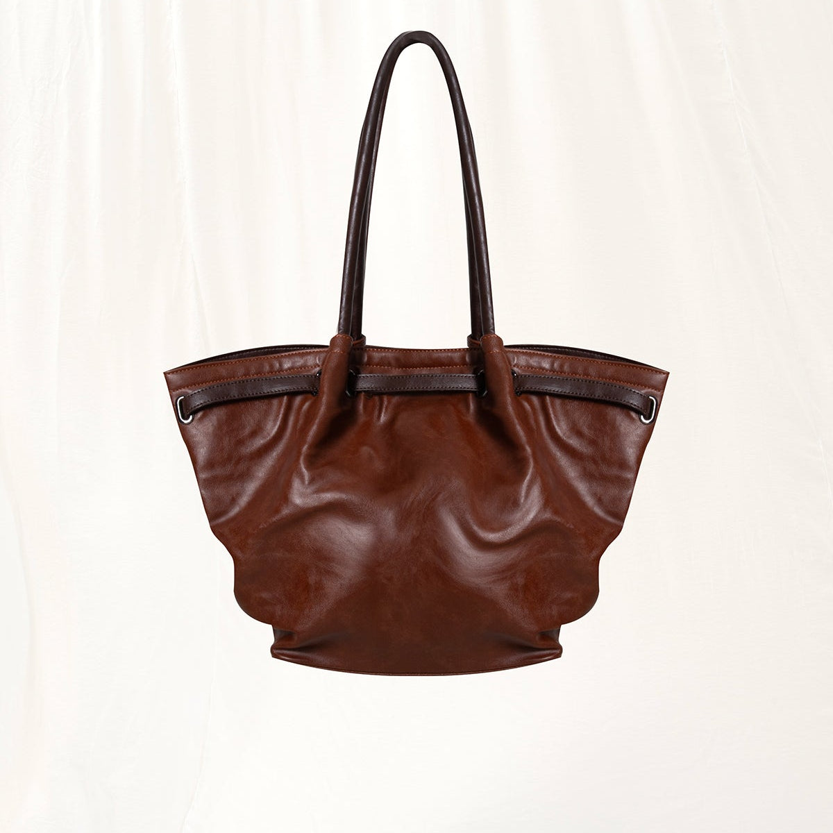 Duża Torebka Damska Shopper Vintage na Ramię