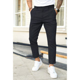 Męskie Spodnie Eleganckie Slim Fit Nowoczesny Styl i Komfort