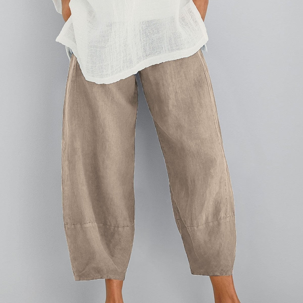Luźne Spodnie Damskie Oversize z Szeroką Nogawką Styl Casual