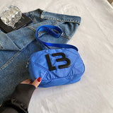 Damska Sportowa Torebka Crossbody z Numerem 13 Casual