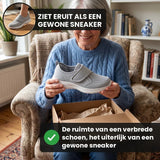Regulowane buty komfortowe z siatki na rzepy