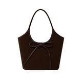 Elegancka Torebka Damska Hobo z Kokardką Minimalistyczna