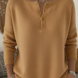 Damski Sweter Jesienny Elegancki Czarny