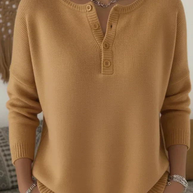 Damski Sweter Jesienny Elegancki Czarny