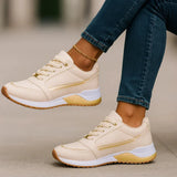 Damskie Sneakersy Sportowe na Platformie – Wygodne Buty Casual