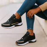 Damskie Sneakersy Sportowe na Platformie – Wygodne Buty Casual