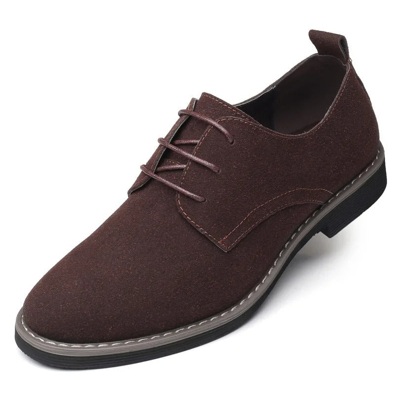 Męskie klasyczne buty sznurowane, eleganckie i wygodne