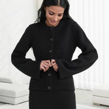Damski Elegancki Kardigan z Guzikami – Dopasowany Sweter