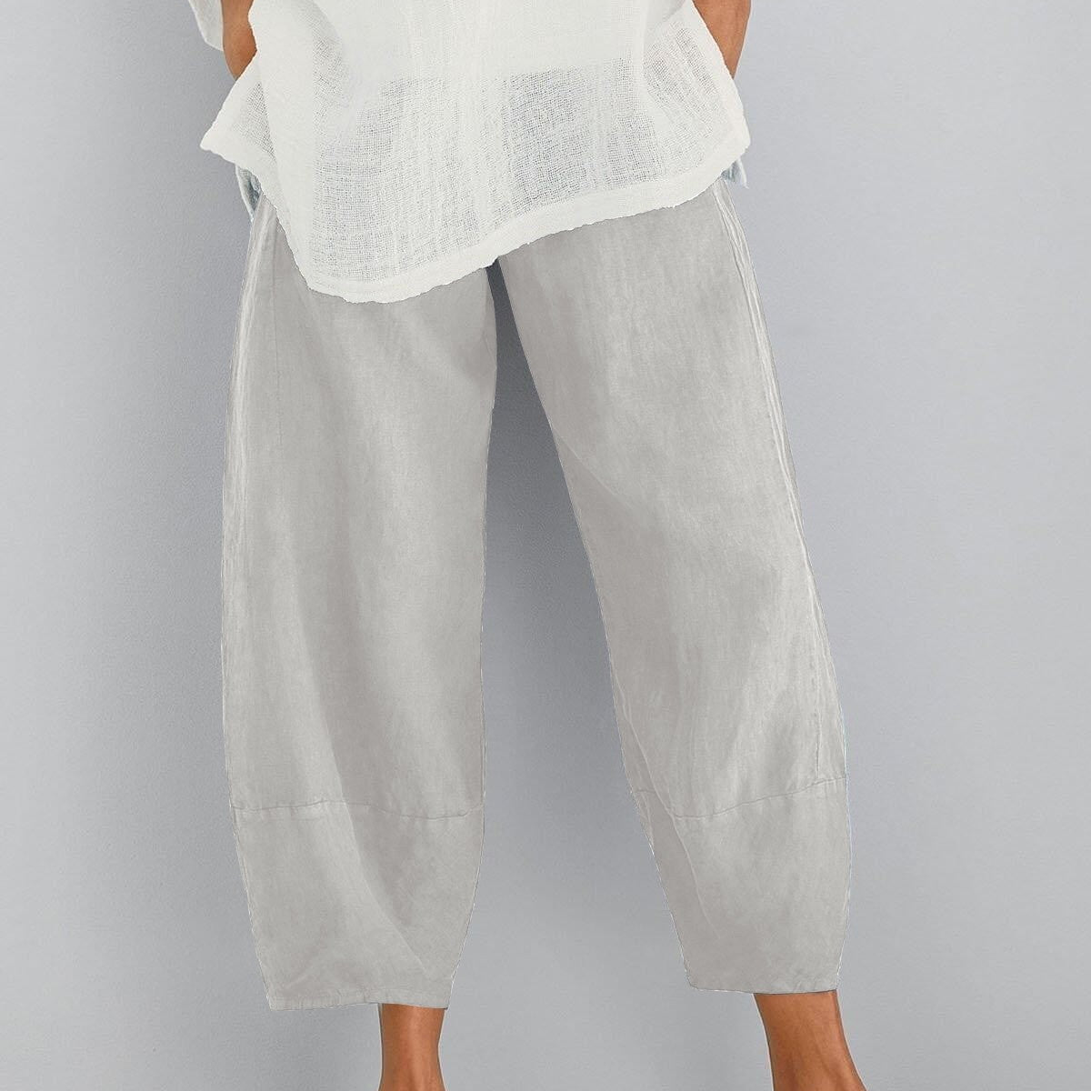 Luźne Spodnie Damskie Oversize z Szeroką Nogawką Styl Casual
