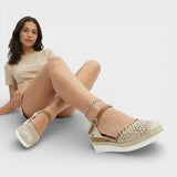 Espadryle na Koturnie z Regulowanym Paskiem