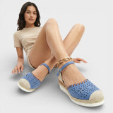 Espadryle na Koturnie z Regulowanym Paskiem