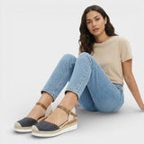 Espadryle na Koturnie z Regulowanym Paskiem