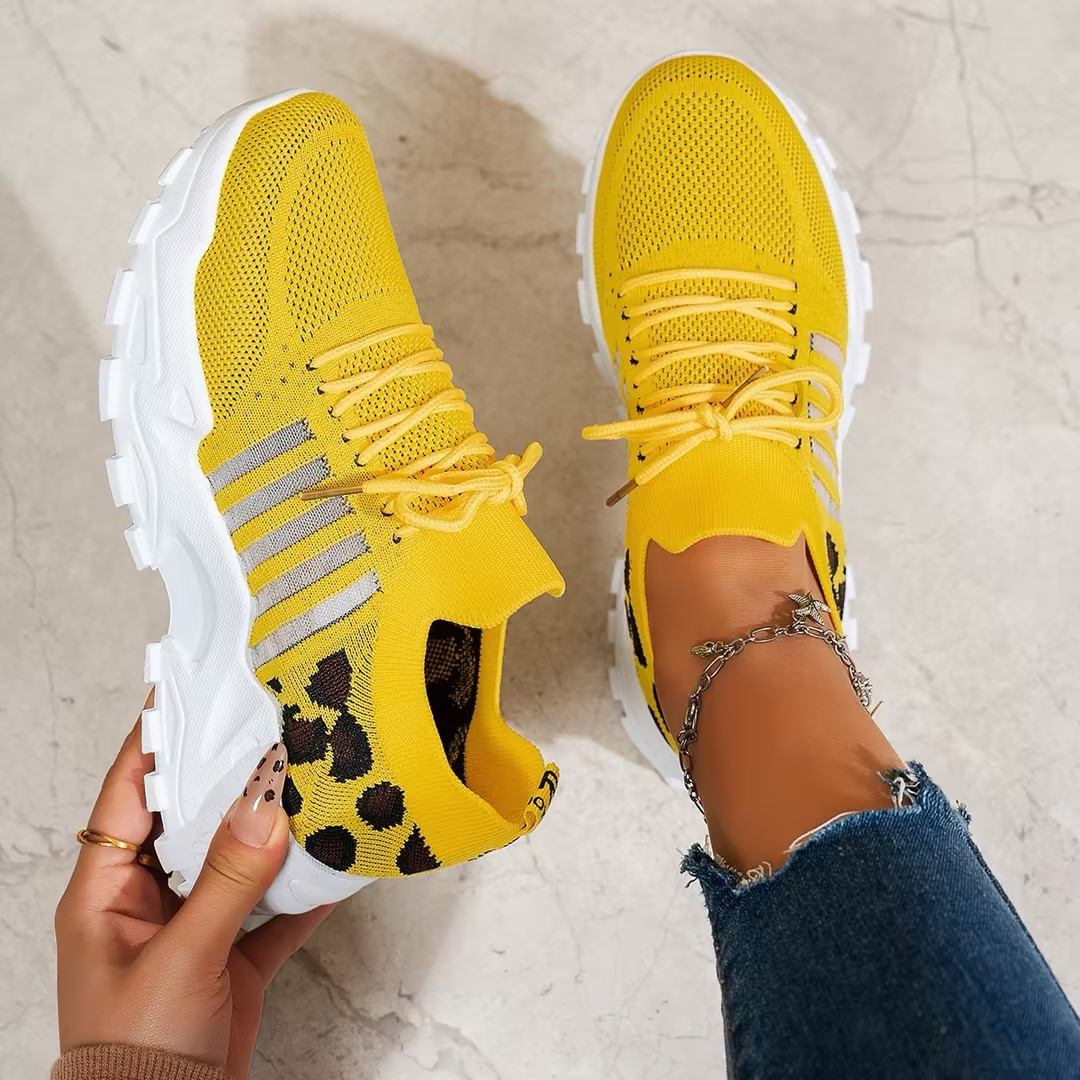 Damskie Sneakersy Sportowe na Platformie Casual Modne