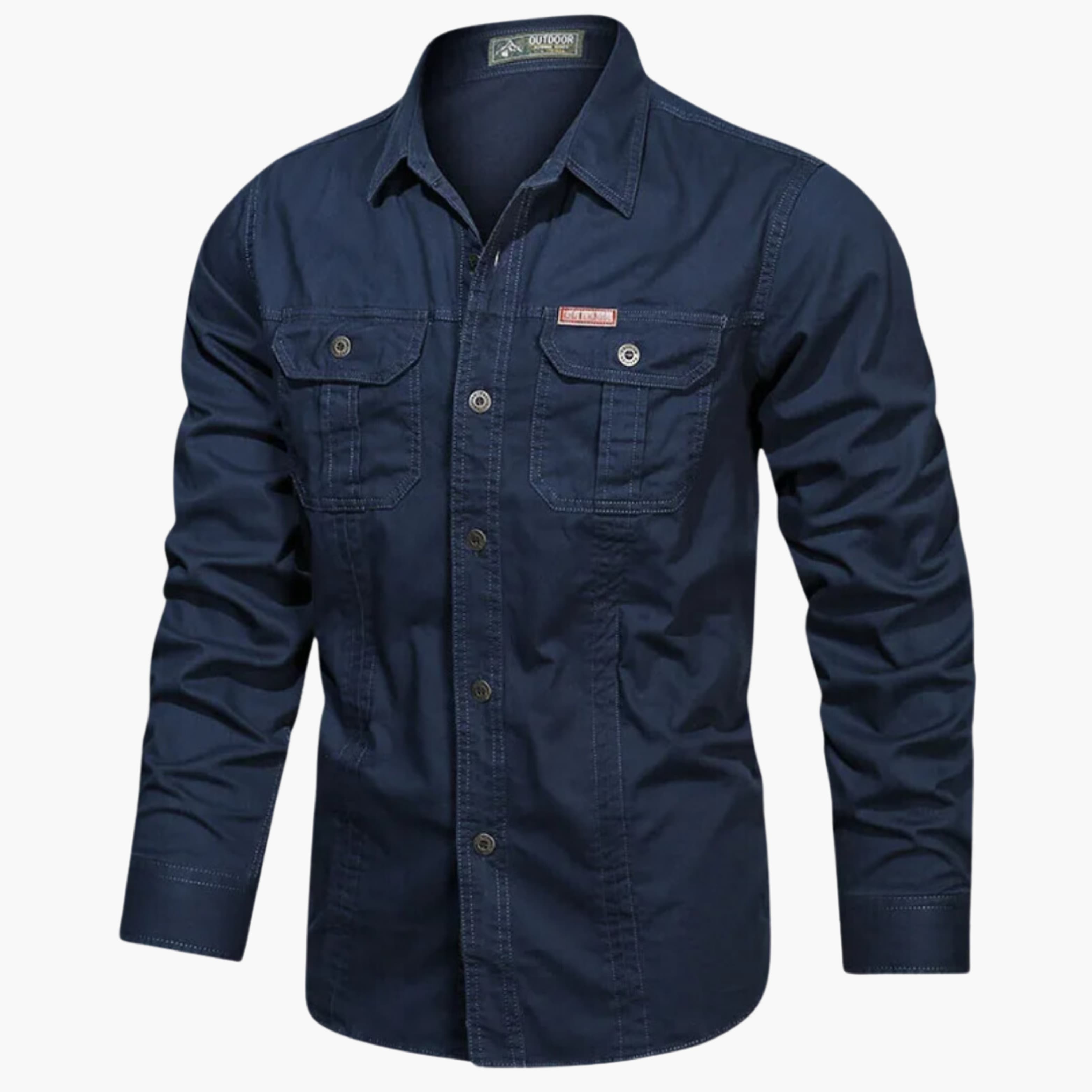 Męska Koszula Casual Slim Fit z Kieszeniami Komfort i Styl na Co Dzień