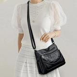 Torebka Damska Crossbody Vintage z Plecionym Detalem